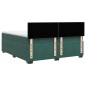 vidaXL Boxspringbett mit Matratze Dunkelgrün 200x200 cm Samt vidaXL Boxspringbett mit Matratze Dunkelgrün 200x200 cm Samt