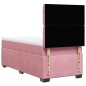vidaXL Boxspringbett mit Matratze Rosa 80x200 cm Samt vidaXL Boxspringbett mit Matratze Rosa 80x200 cm Samt