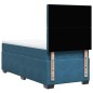 vidaXL Boxspringbett mit Matratze Blau 80x200 cm Samt vidaXL Boxspringbett mit Matratze Blau 80x200 cm Samt