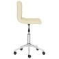 Esszimmerstühle 2 Stk. Drehbar Creme Stoff Esszimmerstühle 2 Stk. Drehbar Creme Stoff