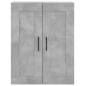 Highboard Betongrau 69,5x34x180 cm Holzwerkstoff Highboard Betongrau 69,5x34x180 cm Holzwerkstoff