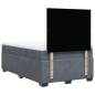 vidaXL Boxspringbett mit Matratze Dunkelgrau 120x200 cm Samt vidaXL Boxspringbett mit Matratze Dunkelgrau 120x200 cm Samt