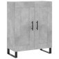 Highboard Betongrau 69,5x34x180 cm Holzwerkstoff Highboard Betongrau 69,5x34x180 cm Holzwerkstoff