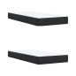 vidaXL Boxspringbett mit Matratze Schwarz 200x200 cm Samt vidaXL Boxspringbett mit Matratze Schwarz 200x200 cm Samt