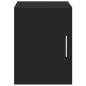 vidaXL Wandschrank Schwarz 30x42,5x40 cm Holzwerkstoff