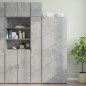 vidaXL Wandschrank Betongrau 30x42,5x40 cm Holzwerkstoff vidaXL Wandschrank Betongrau 30x42,5x40 cm Holzwerkstoff