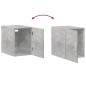 vidaXL Wandschrank Betongrau 30x42,5x40 cm Holzwerkstoff vidaXL Wandschrank Betongrau 30x42,5x40 cm Holzwerkstoff