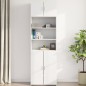 vidaXL Wandschrank Weiß 70x42,5x40 cm Holzwerkstoff vidaXL Wandschrank Weiß 70x42,5x40 cm Holzwerkstoff