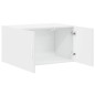 vidaXL Wandschrank Weiß 70x42,5x40 cm Holzwerkstoff vidaXL Wandschrank Weiß 70x42,5x40 cm Holzwerkstoff