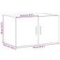 vidaXL Wandschrank Weiß 70x42,5x40 cm Holzwerkstoff vidaXL Wandschrank Weiß 70x42,5x40 cm Holzwerkstoff