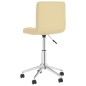 Esszimmerstühle 2 Stk. Drehbar Creme Kunstleder Esszimmerstühle 2 Stk. Drehbar Creme Kunstleder