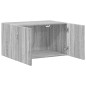 vidaXL Wandschrank Grau Sonoma 70x42,5x40 cm Holzwerkstoff vidaXL Wandschrank Grau Sonoma 70x42,5x40 cm Holzwerkstoff