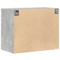 vidaXL Wandschrank Betongrau 80x42,5x64 cm Holzwerkstoff vidaXL Wandschrank Betongrau 80x42,5x64 cm Holzwerkstoff