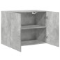 vidaXL Wandschrank Betongrau 80x42,5x64 cm Holzwerkstoff vidaXL Wandschrank Betongrau 80x42,5x64 cm Holzwerkstoff