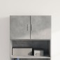 vidaXL Wandschrank Betongrau 70x42,5x40 cm Holzwerkstoff vidaXL Wandschrank Betongrau 70x42,5x40 cm Holzwerkstoff