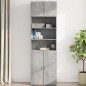vidaXL Wandschrank Betongrau 70x42,5x40 cm Holzwerkstoff vidaXL Wandschrank Betongrau 70x42,5x40 cm Holzwerkstoff
