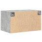 vidaXL Wandschrank Betongrau 70x42,5x40 cm Holzwerkstoff vidaXL Wandschrank Betongrau 70x42,5x40 cm Holzwerkstoff
