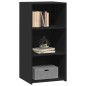 vidaXL Sideboard Schwarz 45x41x93 cm Holzwerkstoff vidaXL Sideboard Schwarz 45x41x93 cm Holzwerkstoff