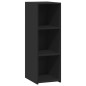 vidaXL Sideboard Schwarz 30x41x93 cm Holzwerkstoff