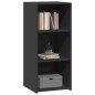 vidaXL Sideboard Schwarz 40x41x93 cm Holzwerkstoff vidaXL Sideboard Schwarz 40x41x93 cm Holzwerkstoff