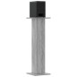 vidaXL Lautsprecherständer 2 Stk. Grau Sonoma 30x30x95cm Holzwerkstoff vidaXL Lautsprecherständer 2 Stk. Grau Sonoma 30x30x95cm Holzwerkstoff