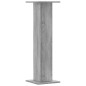 vidaXL Lautsprecherständer 2 Stk. Grau Sonoma 30x30x95cm Holzwerkstoff vidaXL Lautsprecherständer 2 Stk. Grau Sonoma 30x30x95cm Holzwerkstoff