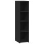 vidaXL Highboard Schwarz 30x41x124 cm Holzwerkstoff vidaXL Highboard Schwarz 30x41x124 cm Holzwerkstoff