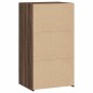 vidaXL Sideboard Braun Eichen-Optik 50x41x93 cm Holzwerkstoff vidaXL Sideboard Braun Eichen-Optik 50x41x93 cm Holzwerkstoff