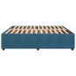 vidaXL Bettgestell Blau 200x200 cm Samt vidaXL Bettgestell Blau 200x200 cm Samt