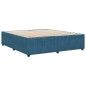 vidaXL Bettgestell Blau 200x200 cm Samt vidaXL Bettgestell Blau 200x200 cm Samt