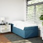 vidaXL Boxspringbett mit Matratze Dunkelblau 80x200 cm Samt vidaXL Boxspringbett mit Matratze Dunkelblau 80x200 cm Samt