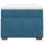 vidaXL Boxspringbett mit Matratze Dunkelblau 80x200 cm Samt vidaXL Boxspringbett mit Matratze Dunkelblau 80x200 cm Samt