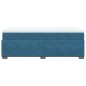 vidaXL Boxspringbett mit Matratze Dunkelblau 80x200 cm Samt vidaXL Boxspringbett mit Matratze Dunkelblau 80x200 cm Samt