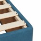 vidaXL Boxspringbett mit Matratze Dunkelblau 80x200 cm Samt vidaXL Boxspringbett mit Matratze Dunkelblau 80x200 cm Samt