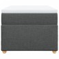 vidaXL Boxspringbett mit Matratze Dunkelgrau 80x200 cm Stoff vidaXL Boxspringbett mit Matratze Dunkelgrau 80x200 cm Stoff