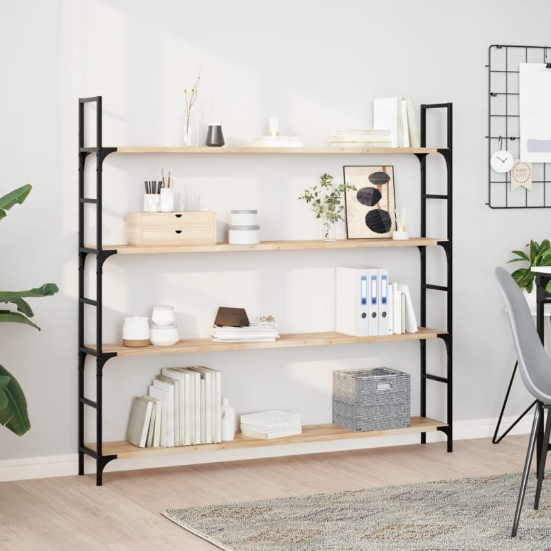 vidaXL Schweberegale 2 Stk. 160x20x2 cm Massivholz Akazie Unbehandelt vidaXL Schweberegale 2 Stk. 160x20x2 cm Massivholz Akazie Unbehandelt