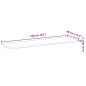 vidaXL Schweberegal 160x40x2 cm Massivholz Akazie Unbehandelt vidaXL Schweberegal 160x40x2 cm Massivholz Akazie Unbehandelt
