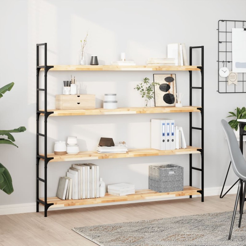 vidaXL Schweberegal 160x20x4 cm Massivholz Akazie Unbehandelt vidaXL Schweberegal 160x20x4 cm Massivholz Akazie Unbehandelt