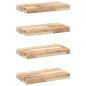 vidaXL Schweberegale 4 Stk. 40x20x4 cm Massivholz Akazie Unbehandelt vidaXL Schweberegale 4 Stk. 40x20x4 cm Massivholz Akazie Unbehandelt