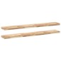 vidaXL Schweberegale 2 Stk. 120x20x4 cm Massivholz Akazie Unbehandelt vidaXL Schweberegale 2 Stk. 120x20x4 cm Massivholz Akazie Unbehandelt