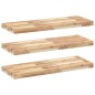 vidaXL Schweberegale 3 Stk. 80x30x4 cm Massivholz Akazie Unbehandelt vidaXL Schweberegale 3 Stk. 80x30x4 cm Massivholz Akazie Unbehandelt