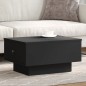 vidaXL Couchtisch Schwarz 60x45x31 cm Holzwerkstoff vidaXL Couchtisch Schwarz 60x45x31 cm Holzwerkstoff