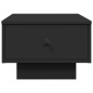 vidaXL Couchtisch Schwarz 60x45x31 cm Holzwerkstoff vidaXL Couchtisch Schwarz 60x45x31 cm Holzwerkstoff