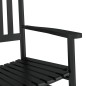 vidaXL Schaukelstuhl mit Gebogener Sitzfläche Massivholz Pappel vidaXL Schaukelstuhl mit Gebogener Sitzfläche Massivholz Pappel