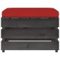 vidaXL 3-tlg. Garten-Lounge-Set mit Kissen Grau Imprägniertes Holz vidaXL 3-tlg. Garten-Lounge-Set mit Kissen Grau Imprägniertes Holz