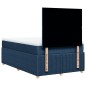 vidaXL Boxspringbett mit Matratze Blau 120x200 cm Stoff vidaXL Boxspringbett mit Matratze Blau 120x200 cm Stoff