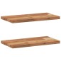 vidaXL Schweberegale 2 Stk. 60x20x2 cm Massivholz Akazie Ölbehandelt vidaXL Schweberegale 2 Stk. 60x20x2 cm Massivholz Akazie Ölbehandelt