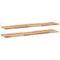 vidaXL Schweberegale 2 Stk. 120x30x2 cm Massivholz Akazie Ölbehandelt vidaXL Schweberegale 2 Stk. 120x30x2 cm Massivholz Akazie Ölbehandelt