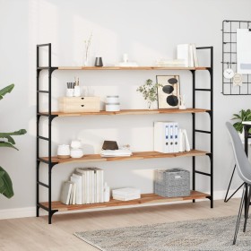 vidaXL Schweberegale 3 Stk. 160x30x2 cm Massivholz Akazie Ölbehandelt