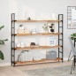 vidaXL Schweberegale 4 Stk. 120x20x4 cm Massivholz Akazie Ölbehandelt vidaXL Schweberegale 4 Stk. 120x20x4 cm Massivholz Akazie Ölbehandelt